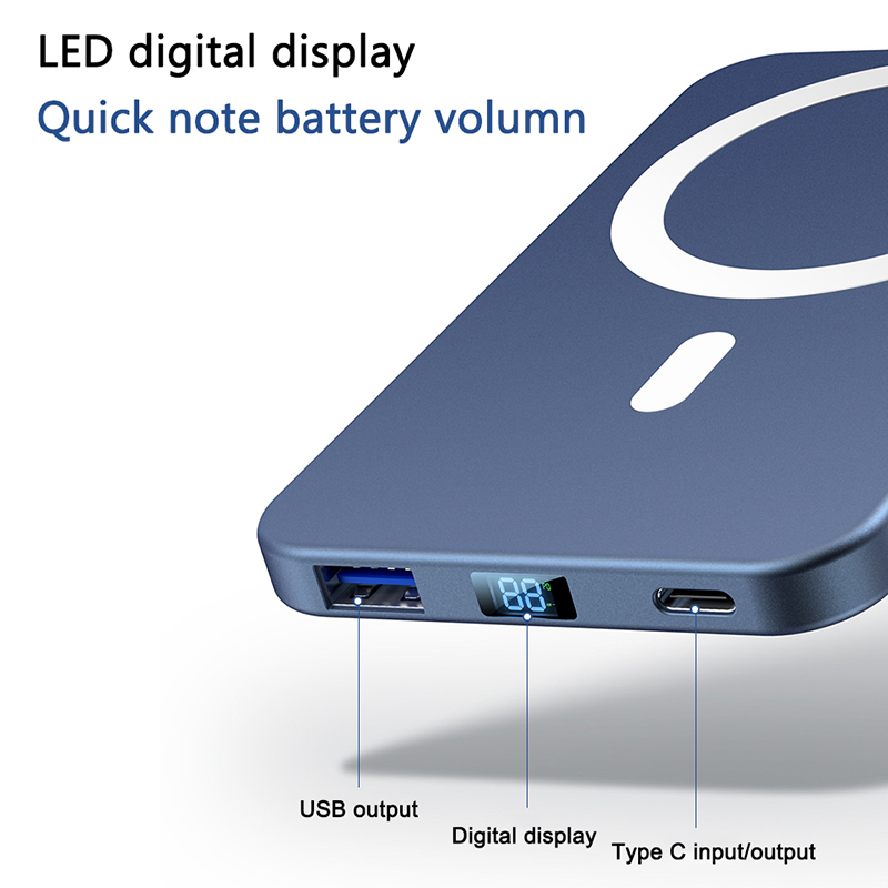 10000mAh Power Banks 15W Magnetic Wireless Fast Charges For Iphone 12 13 12Pro 13Pro Magsafing Max Mobile Phone External Battery