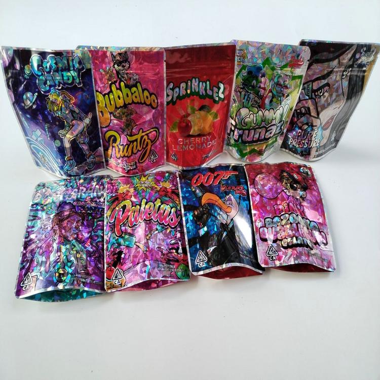 Packing Bags 10Design Hologram Gumbo Runtz Cake Edibles Candy Package Packaging Mylar 3.5 Gram Zipper For Cherry Gelato Heavy Eye Ta Ottxq
Packing Bags 10Design Hologram Gumbo Runtz Cake Edibles Candy Package Packaging Mylar 3.5 Gram Zipper For Cherry Gelato Heavy Eye Ta Ottxq