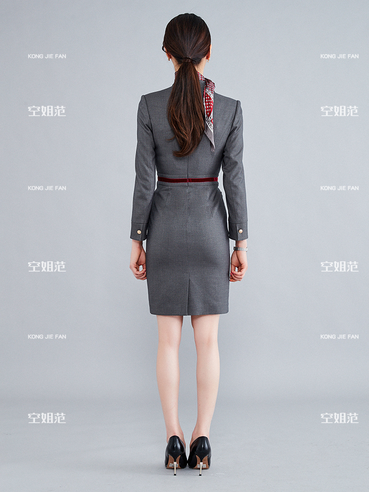 Air Stewardess Uniform Professional Dress Sales Department Front Desk Occupation Clothing Enterprise Customer Service Overalls