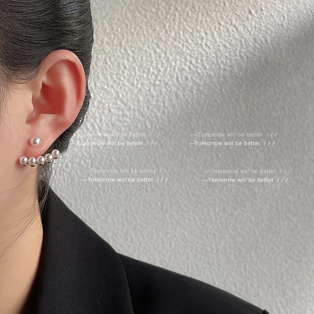 Stud Pearl Earrings Trendy Women Pearl Eardrop Earrings Ear Ring Ear Stud Women's Party Accessories Gift Earrings Jewelry