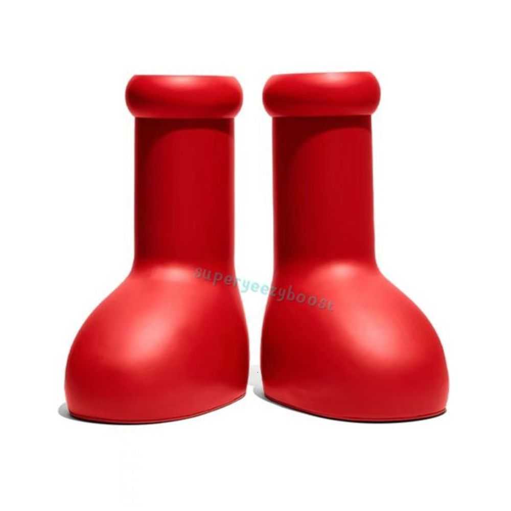 Luxury Mschf Boot Big Red Astro Boy Boots High Thick Bottom Non-slip Booties Rubber Platform Round Heads Bootie Fashion Men Women Size 1
Luxury Mschf Boot Big Red Astro Boy Boots High Thick Bottom Non-slip Booties Rubber Platform Round Heads Bootie Fashion Men Women Size 1