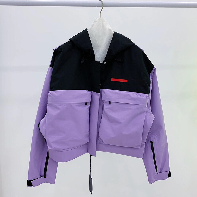 Women's Jackets 2023 Patchwork Short Outwear Women Casual Streetwear Zipper cardigan Loose Jacket Coat200 230310