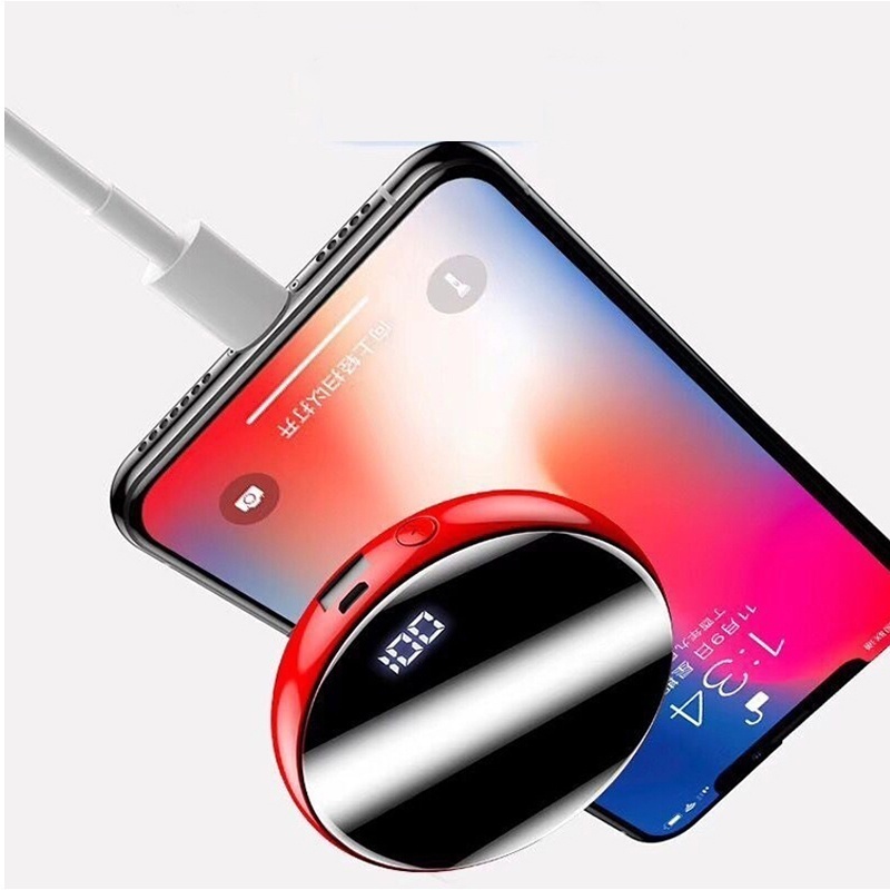 10000mAh Mini Power Bank Jane Pocket Simple Style Portable Two-way Fast Charging External Battery Charger