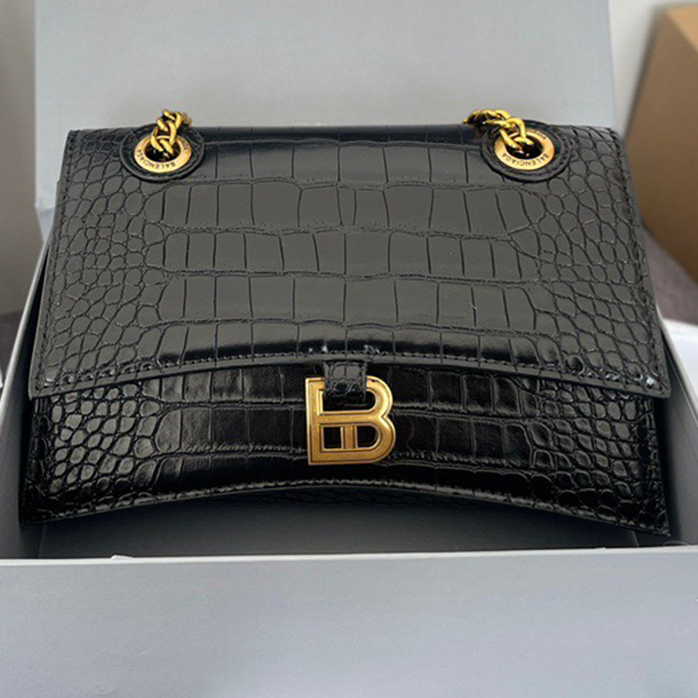 New Crush Large Chain Bag in black Classic Women Hourglass Bags Designer Shopping Shoulder Fashion Cross Body Half Moon Luxury Balencaiga Balenciagas Leather Purse
New Crush Large Chain Bag in black Classic Women Hourglass Bags Designer Shopping Shoulder Fashion Cross Body Half Moon Luxury Balencaiga Balenciagas Leather Purse