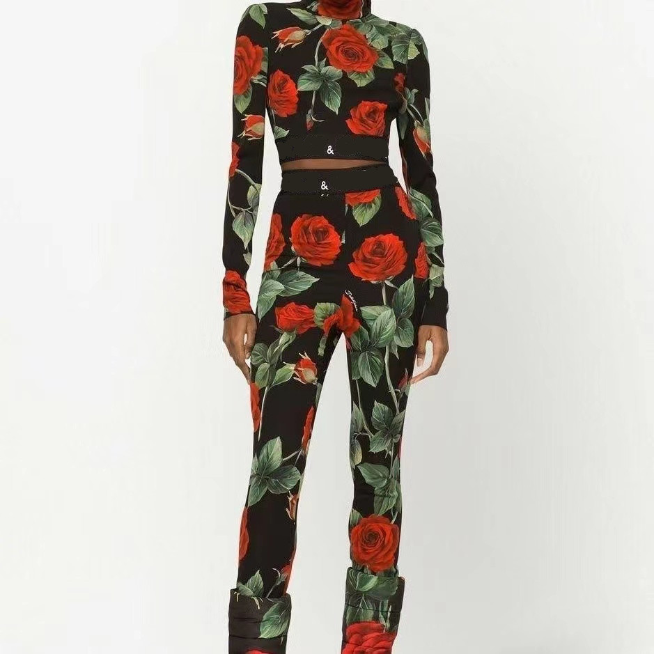 2023 New Designer Yoga Active Sets Flower Print High Neck Zipper Slim Yoga Dance, # 1
2023 New Designer Yoga Active Sets Flower Print High Neck Zipper Slim Yoga Dance, # 1