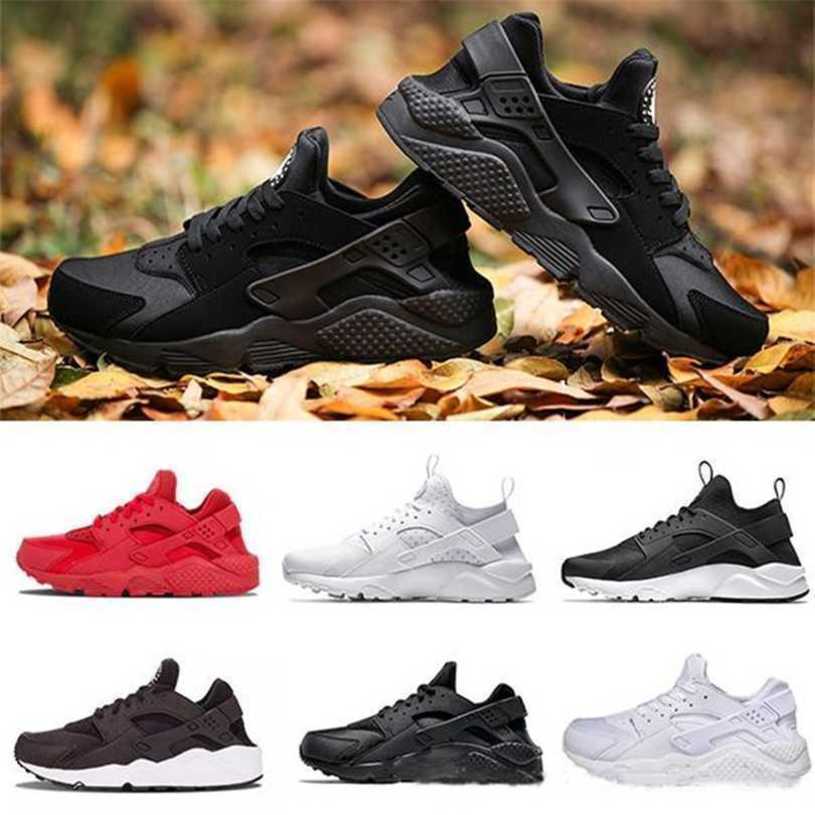 High Quality classic Huarache Running Shoes For Men Women Black Gold Triple Huarach 1 Athletic Trainers huraches Sneakers Sport Eur 36-45L90S8STC