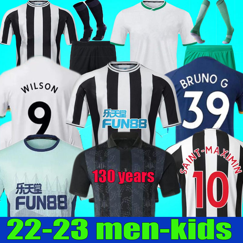 22 23 BRUNO G. JOELINTON 130th Soccer Jerseys Newcastles 130 years ISAK 2022 2023 ISAK United MAXIMIN WILSON ALMIRON TARGETT Football Shirt aldult Men Kids kit uniform, 130th aldult+patch
22 23 BRUNO G. JOELINTON 130th Soccer Jerseys Newcastles 130 years ISAK 2022 2023 ISAK United MAXIMIN WILSON ALMIRON TARGETT Football Shirt aldult Men Kids kit uniform, 130th aldult+patch