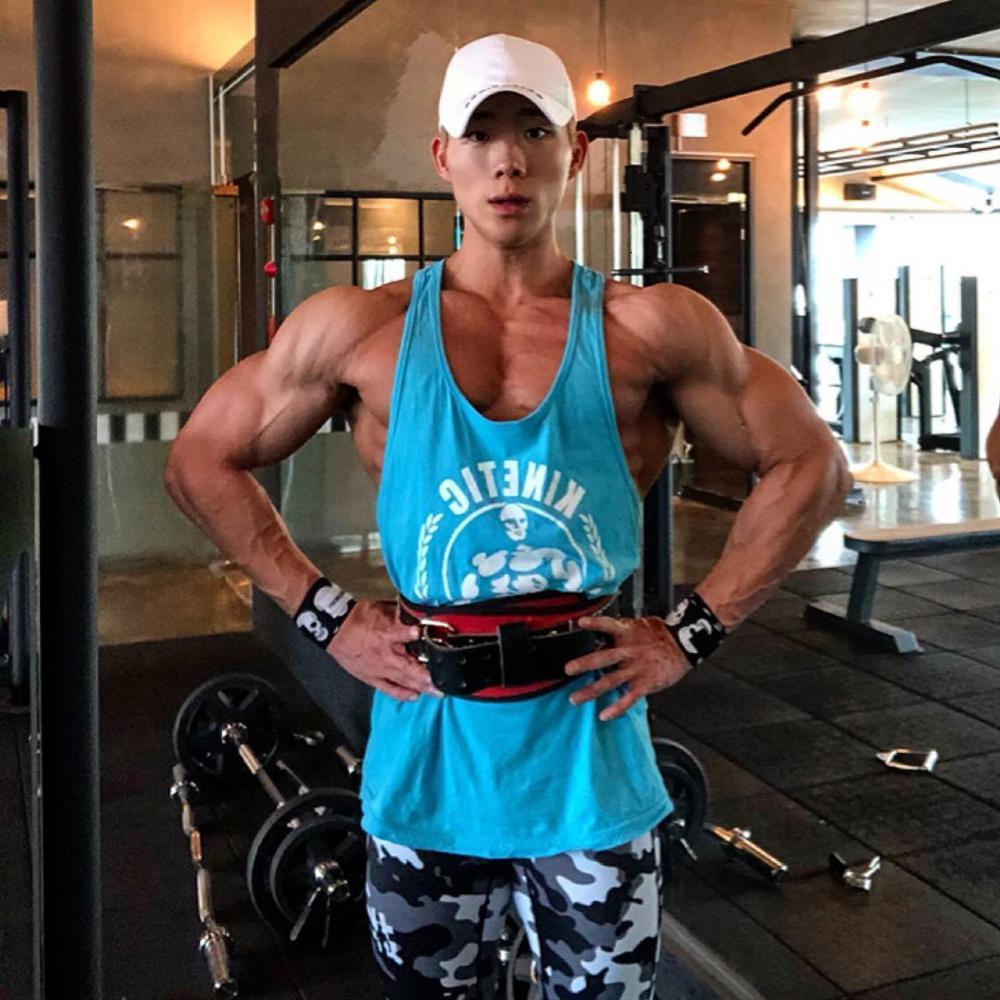 Men s Tank Tops Gym Sleeveless Shirt Men Bodybuilding Fitness Workout Cotton Print Singlet Stringer Undershirt Male Casual Summer Vest 230311