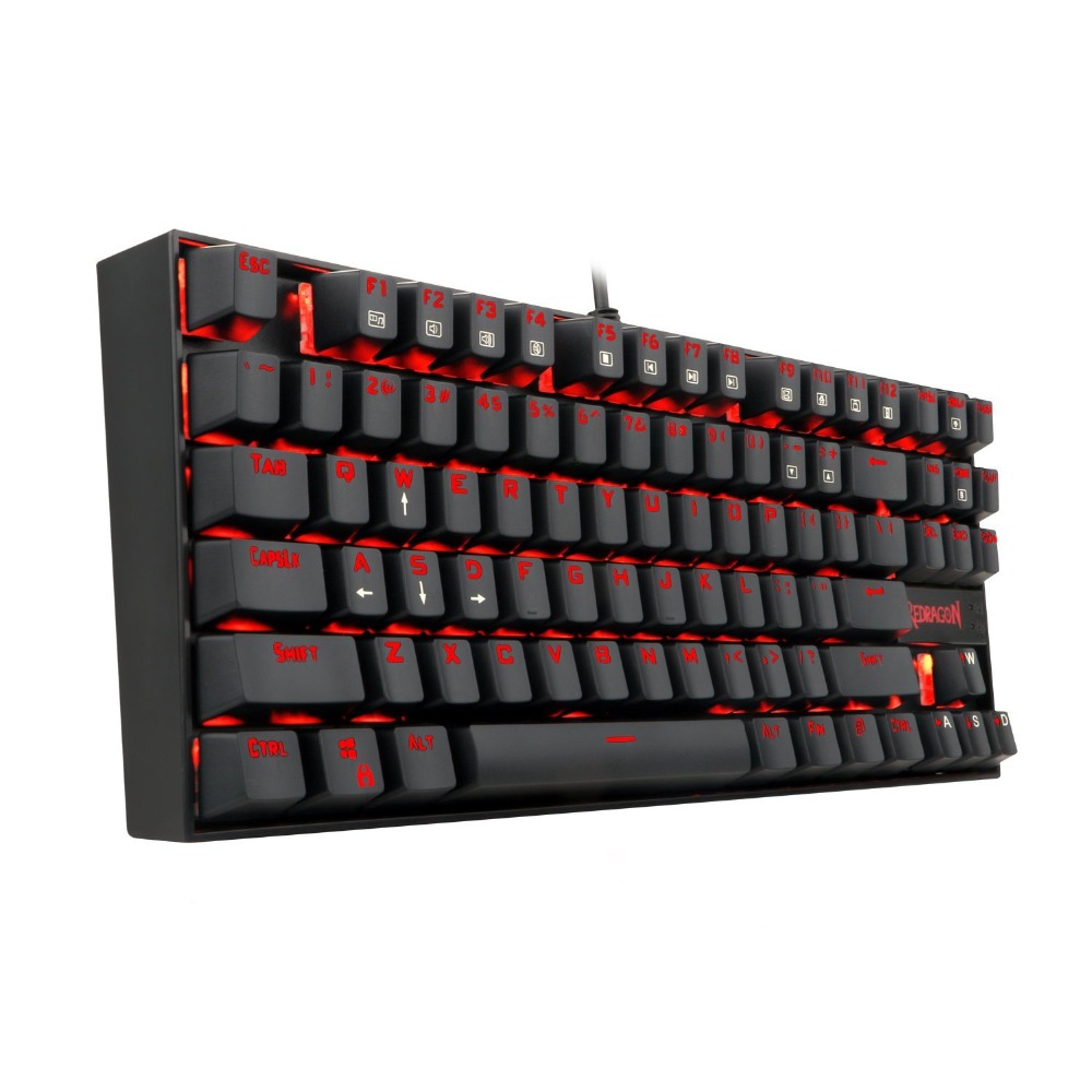 Rn K552-BA Combo Gaming Keyboard and Mouse Mouse Pad Combo Red Backlit Mechanical Gaming Keyboard for Windows PC