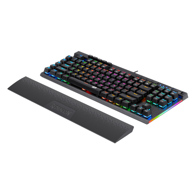 n K587 Compact 87 Key RGB TKL Mechanical Gaming Keyboard Keyboard 9 Onboard Macro Detachable For Game Laptop PC