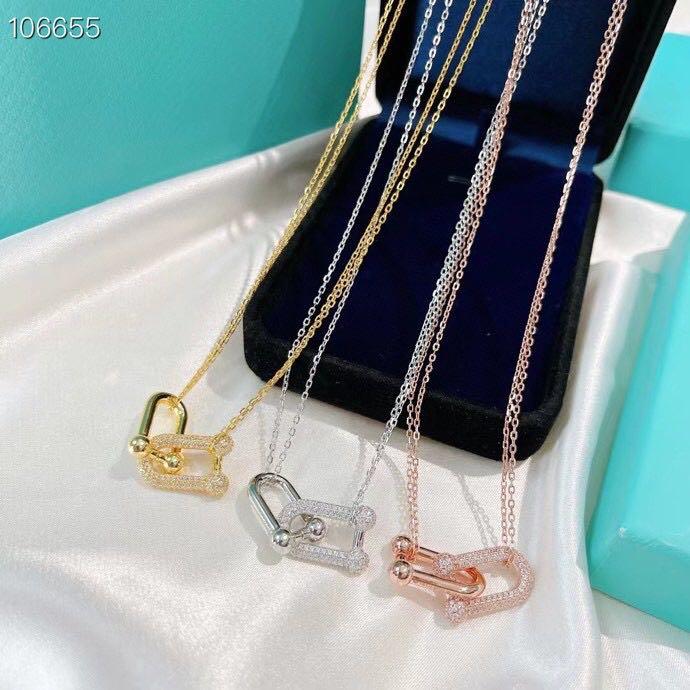 Luxury Hardware Brand S925 Sterling Silver Crystal Lock Charm Pendant Rose White Yellow Gold Necklace For Women Jewelry
Luxury Hardware Brand S925 Sterling Silver Crystal Lock Charm Pendant Rose White Yellow Gold Necklace For Women Jewelry