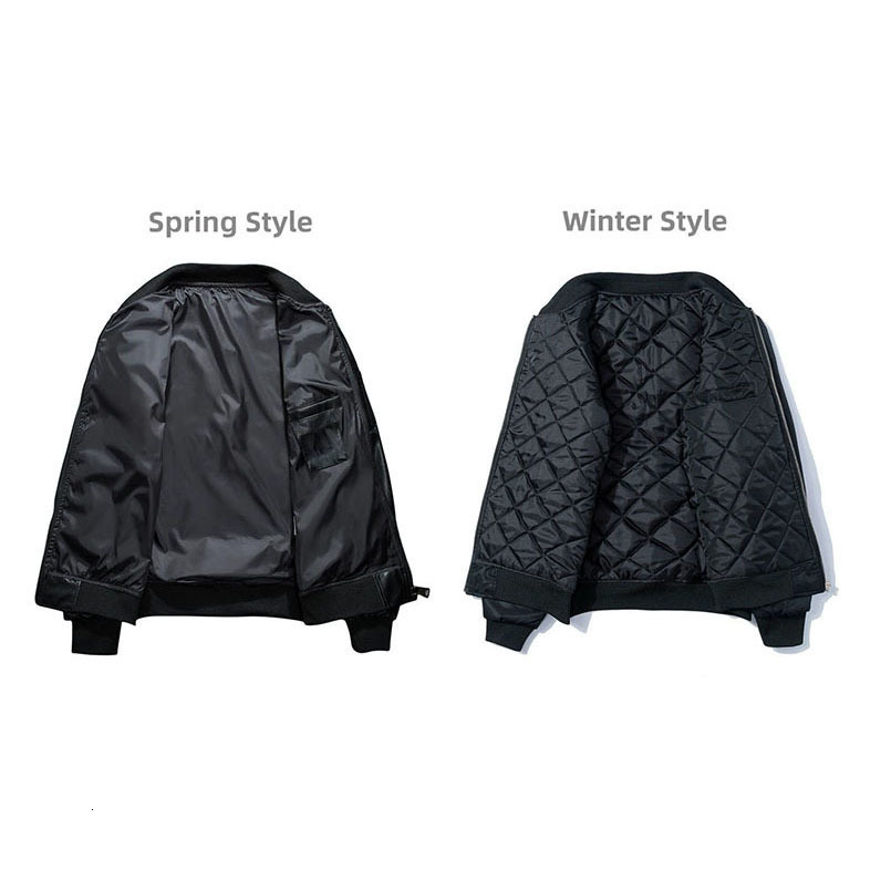 Men's Jackets Winter Bomber Jacket For Men Women Padding Military Jacket Varsity Baseball Coat Mens Windbreaker Male Clothing MA1 Spring 230311