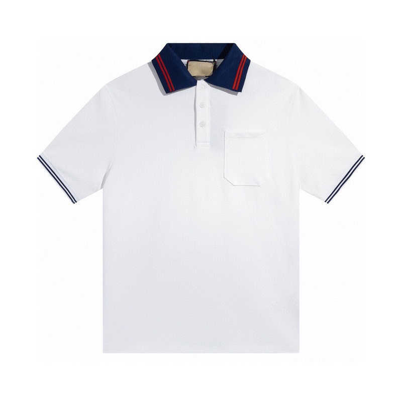 22SS Neckline Letter Embroidery Polo Tee Pocket Panelled Fashion Man Women T-shirt Summer FZTX2044, Black
22SS Neckline Letter Embroidery Polo Tee Pocket Panelled Fashion Man Women T-shirt Summer FZTX2044, Black