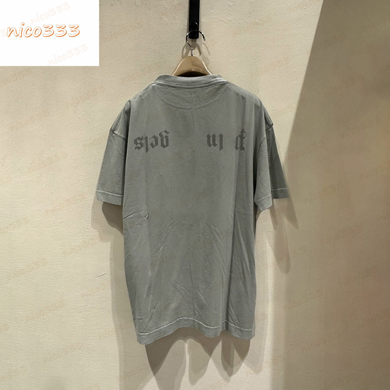 23ss New t shirt front and back upside down letter print pattern cotton versatile black white men women street short sleeve, #10
23ss New t shirt front and back upside down letter print pattern cotton versatile black white men women street short sleeve, #10