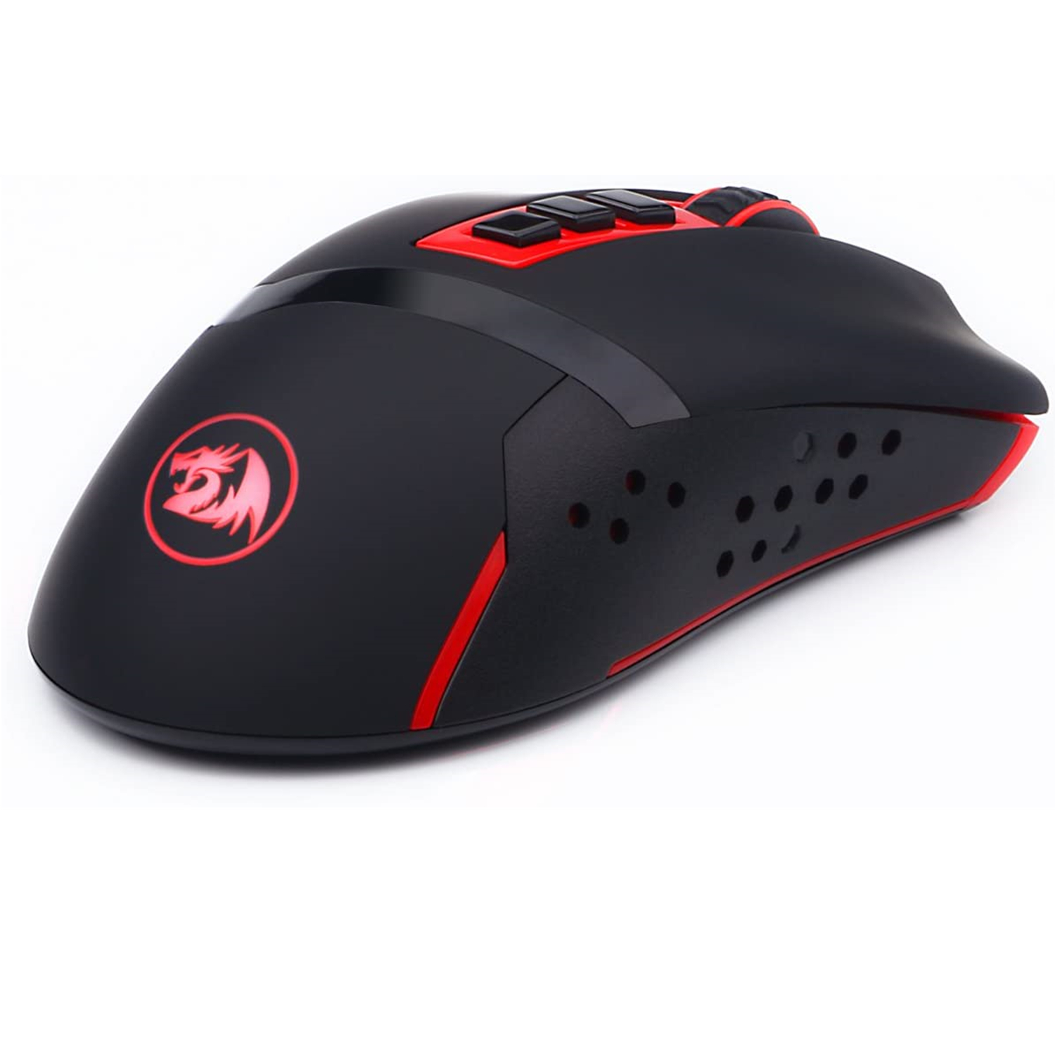 n M692 Wireless Gaming Mouse RED LED Backlit MMO 9 Button Programmable Cordless Computer Mice for Windows PC Gamer