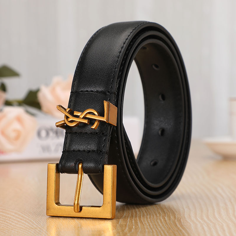 2023 Belt Women Designers Belts Fashion Waistbands Luxury Golden Needle Buckle For Womens Causal Ceintures ysl, 2.8cm
2023 Belt Women Designers Belts Fashion Waistbands Luxury Golden Needle Buckle For Womens Causal Ceintures ysl, 2.8cm