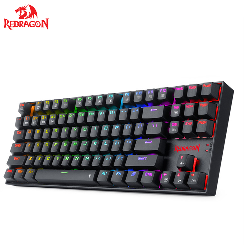 n K552 RGB Wireless Mechanical Keyboard 5.0 Bluetooth Gaming Keyboard Blue Switches RGB Lighting for PC Laptop Cell Phone