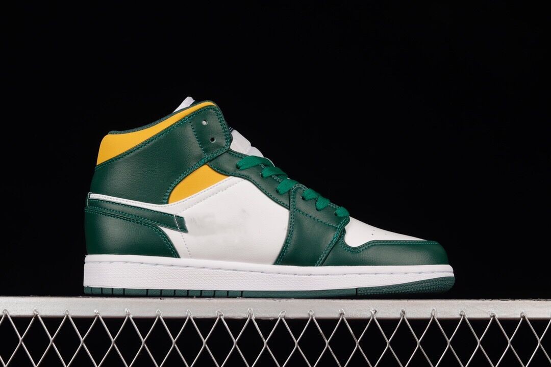 Wholesale Jumping 1s Basketball Shoes Ladies Man Jumpman 1 Mid Noble Green Pollen-White Brand Name Sportswear Designer Sneakers
Wholesale Jumping 1s Basketball Shoes Ladies Man Jumpman 1 Mid Noble Green Pollen-White Brand Name Sportswear Designer Sneakers