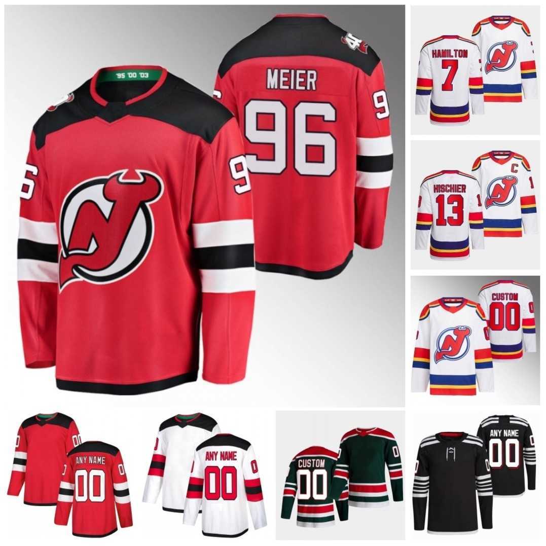 96 Timo Meier Jack Hughes Hockey Jerseys Jesper Bratt Nico Hischier Dougie Hamilton Dawson Mercer Miles Wood Ryan Graves John Marino Yegor Sharangovich Tomas Tatar, Men
96 Timo Meier Jack Hughes Hockey Jerseys Jesper Bratt Nico Hischier Dougie Hamilton Dawson Mercer Miles Wood Ryan Graves John Marino Yegor Sharangovich Tomas Tatar, Men