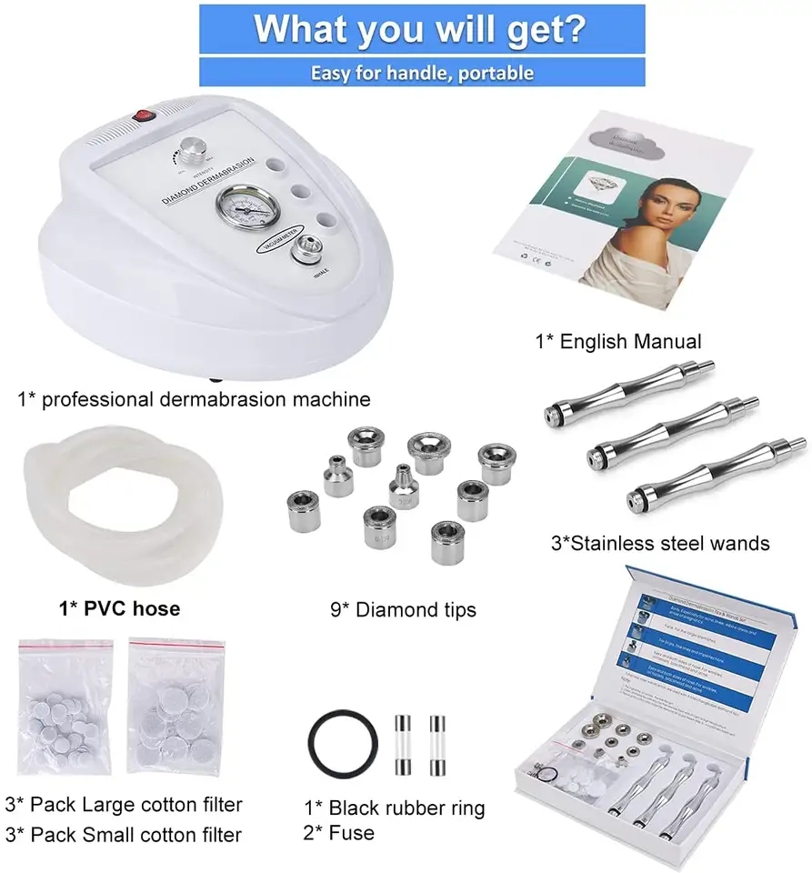 Professional Facial Machines Diamond Peel Microdermabrasion Beauty Machine For Remove Acne Scars And Fine Lines