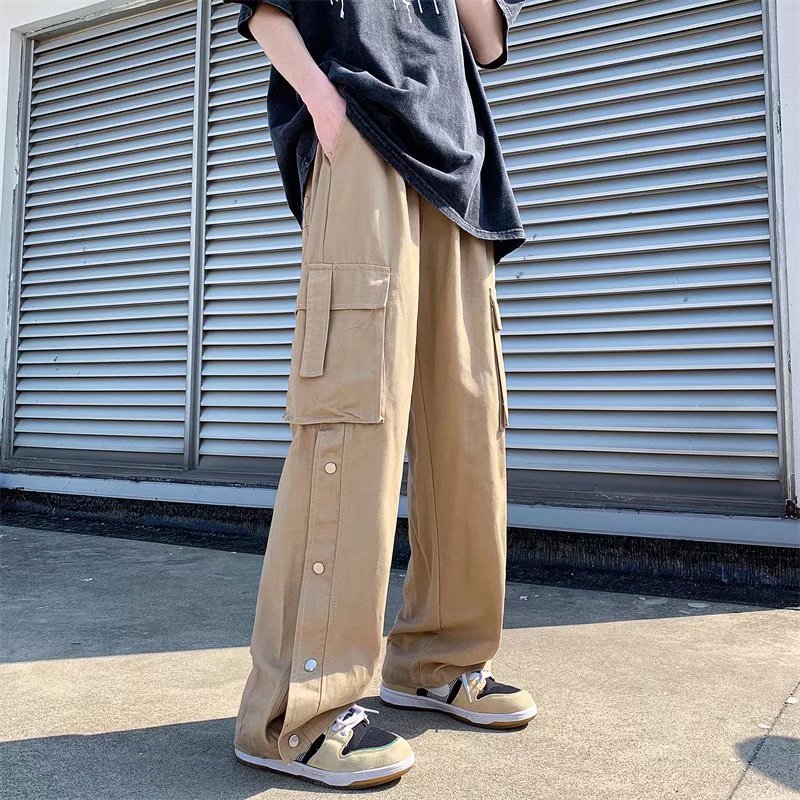 Men's Pants Y2K Women Streetwear Techwear Baggy Cargo Track Pants Harajuku Straight Men Sweatpants Wide Leg Joggers Alt Trousers Clothes 230311