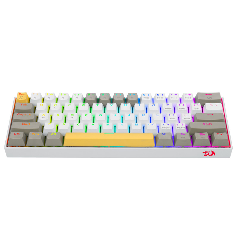 n K530 Pro Wireless RGB Mechanical Keyboard Bluetooth/2.4Ghz/Wired 3-Mode 61 Keys Hot-Swap Socket Tactile Brown Switch