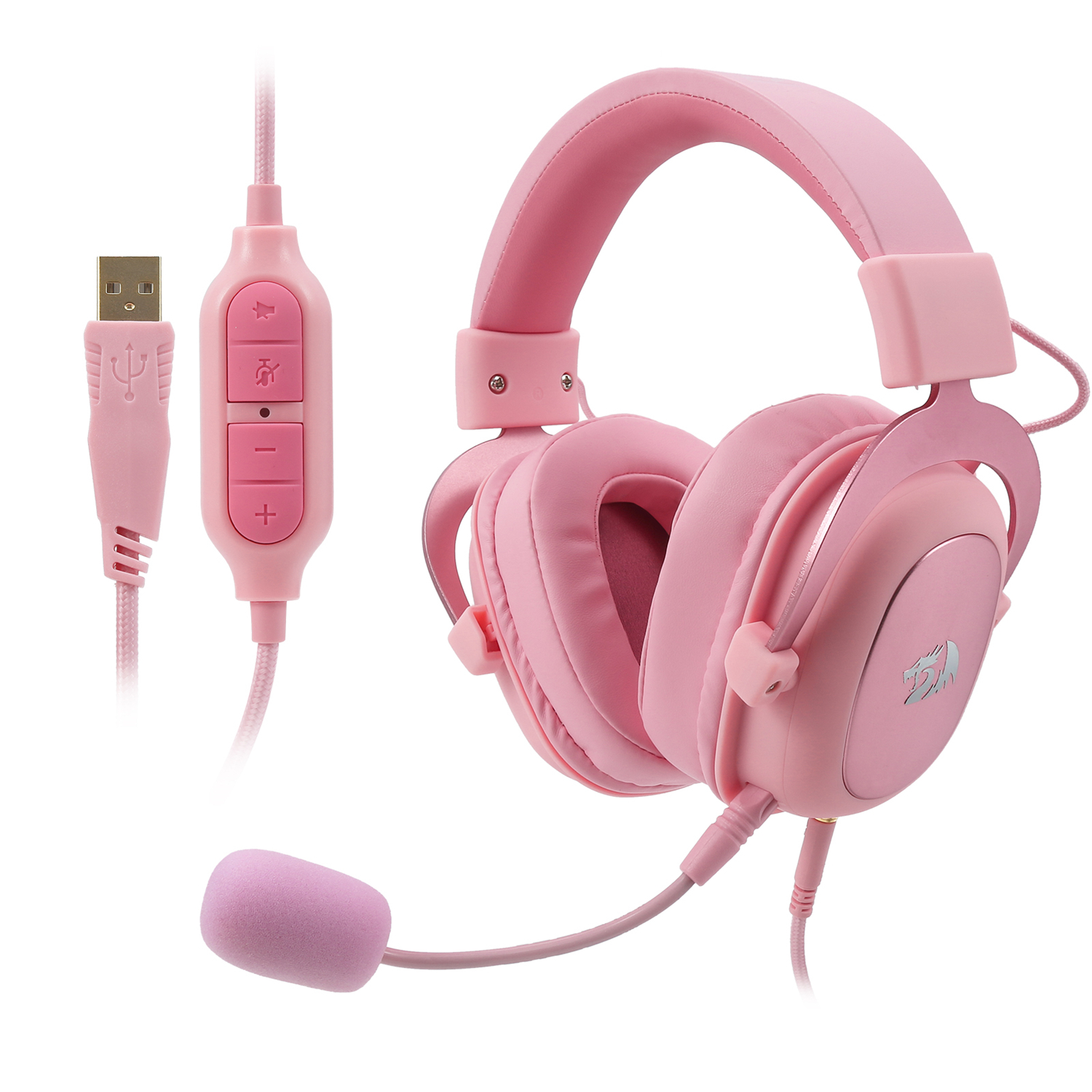 H510 Zeus 2 Wired Gaming Headphone Gamer 7.1 Surround-Sound Headset Detachable Microphone For PC PS5/4 Xbox One Switch