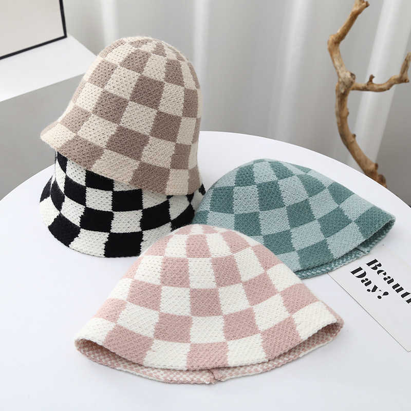 HBP Winter Wide 2022 Brim Hats Plaid Knit Bucket Hats Women Outdoor Warm Sun Hat Soft Checkerboard Fisherman Cap Girl Fashion Panama Sombrero P230311, Pink
HBP Winter Wide 2022 Brim Hats Plaid Knit Bucket Hats Women Outdoor Warm Sun Hat Soft Checkerboard Fisherman Cap Girl Fashion Panama Sombrero P230311, Pink