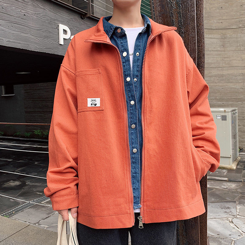 Men's Jackets Hybskr High Street Army Green Men Jackets Harajuku Casual Zipper Man Outerwear Coats Fashion Male Hip Hop Loose Coats 230311