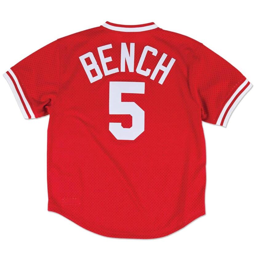 Stitched Baseball Jerseys 5 Johnny Bench Mitchell Ness jersey 1983 Men Women Youth S-4XL retro jersey
Stitched Baseball Jerseys 5 Johnny Bench Mitchell Ness jersey 1983 Men Women Youth S-4XL retro jersey