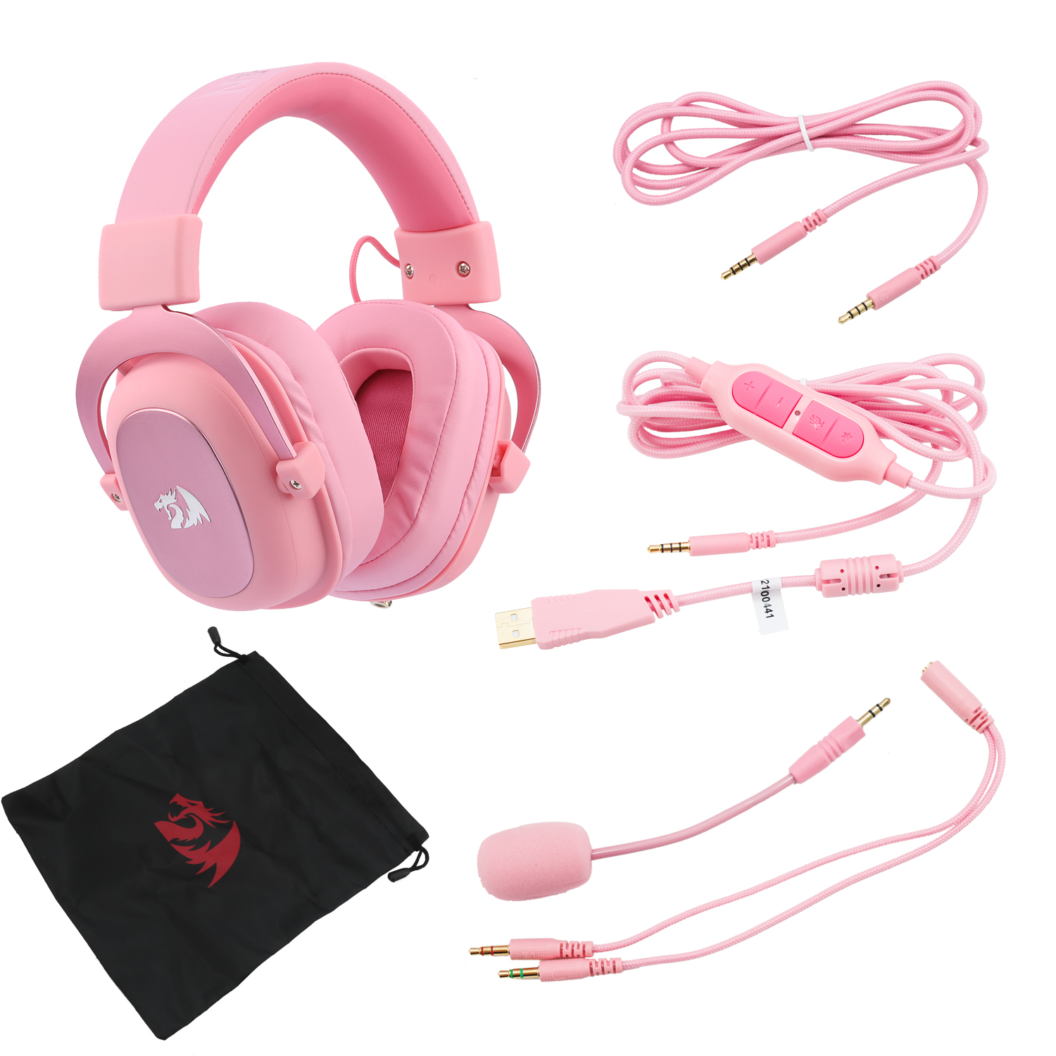 H510 Zeus 2 Wired Gaming Headphone Gamer 7.1 Surround-Sound Headset Detachable Microphone For PC PS5/4 Xbox One Switch