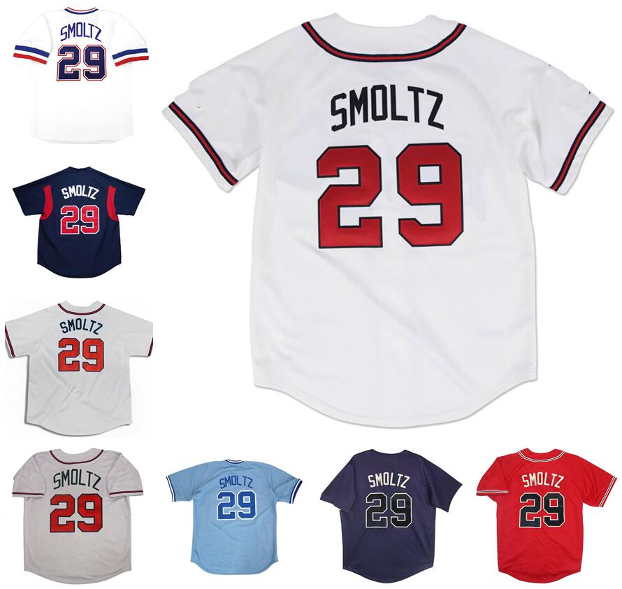 Stitched Baseball Jerseys 29 John Smoltz Mitchell Ness jersey 1995 Men Women Youth S-4XL retro jersey
Stitched Baseball Jerseys 29 John Smoltz Mitchell Ness jersey 1995 Men Women Youth S-4XL retro jersey