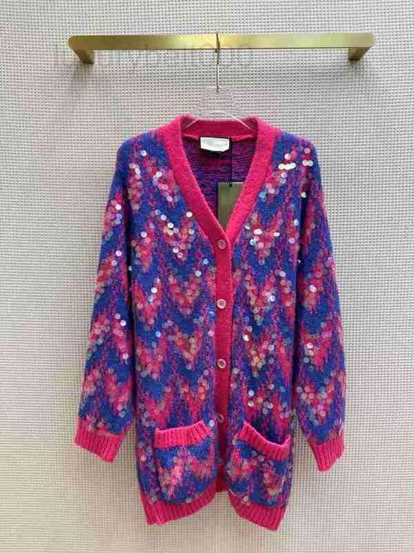Women' Sweaters Designer 2023 New Spring Milan Runway V Neck Long Sleeve High End Jacquard Cardigan Tops VALL, Picture color
Women' Sweaters Designer 2023 New Spring Milan Runway V Neck Long Sleeve High End Jacquard Cardigan Tops VALL, Picture color
