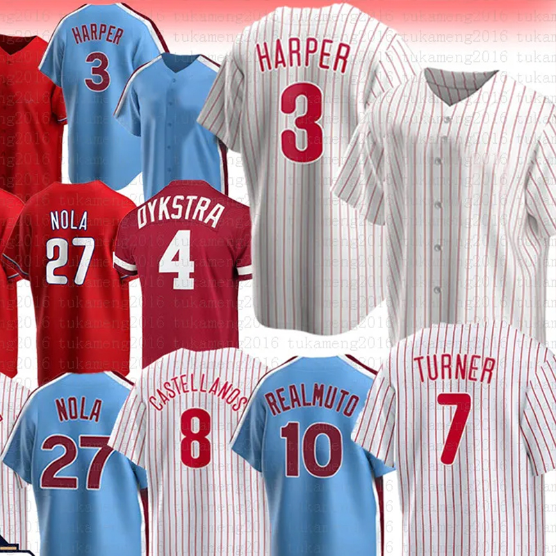 Phillies 3 Baseball Jersey Bryce 7 Trea Turner Harpe Nick Castellanos J.T. Realmuto Kyle Schwarber Matt Strahm Hoskins Aaron Nola Alec Bohm Vierling Philadelphia, Mens(feichengren)
Phillies 3 Baseball Jersey Bryce 7 Trea Turner Harpe Nick Castellanos J.T. Realmuto Kyle Schwarber Matt Strahm Hoskins Aaron Nola Alec Bohm Vierling Philadelphia, Mens(feichengren)