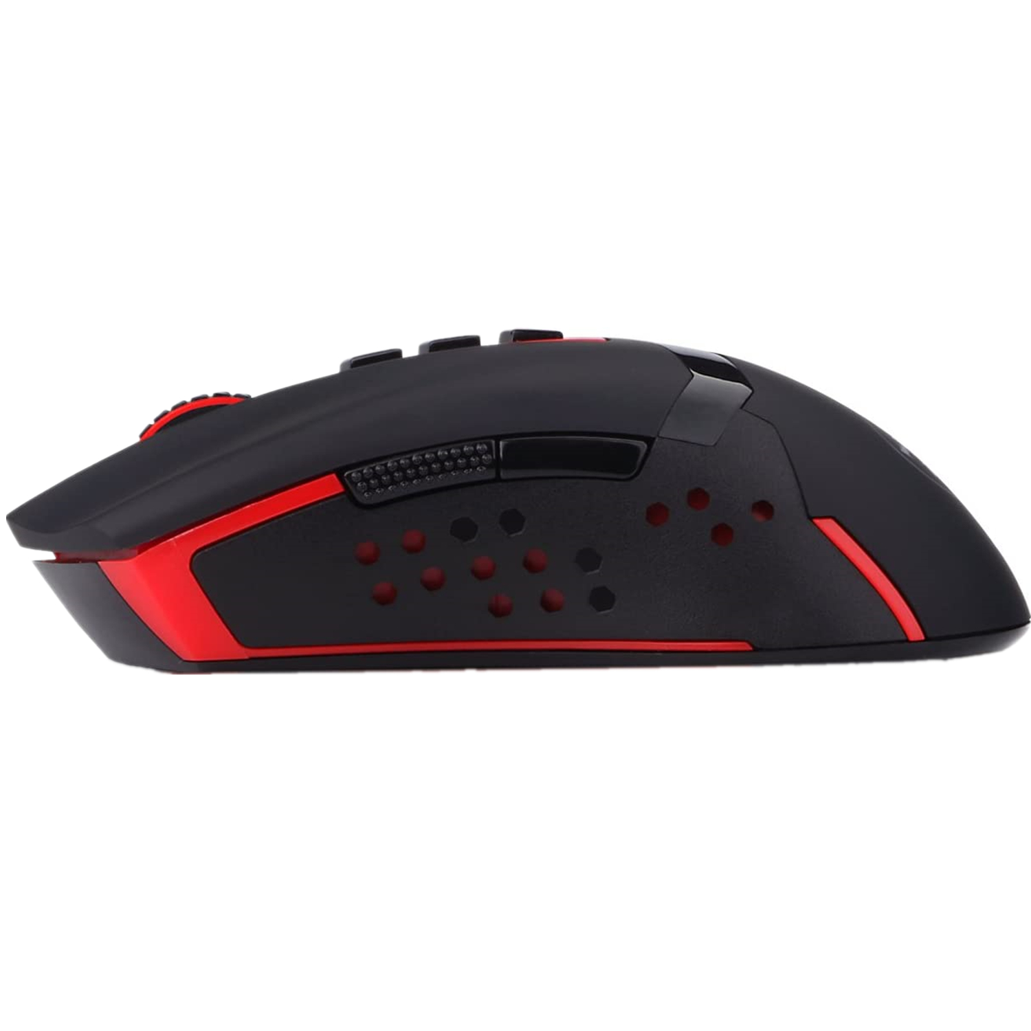 n M692 Wireless Gaming Mouse RED LED Backlit MMO 9 Button Programmable Cordless Computer Mice for Windows PC Gamer
