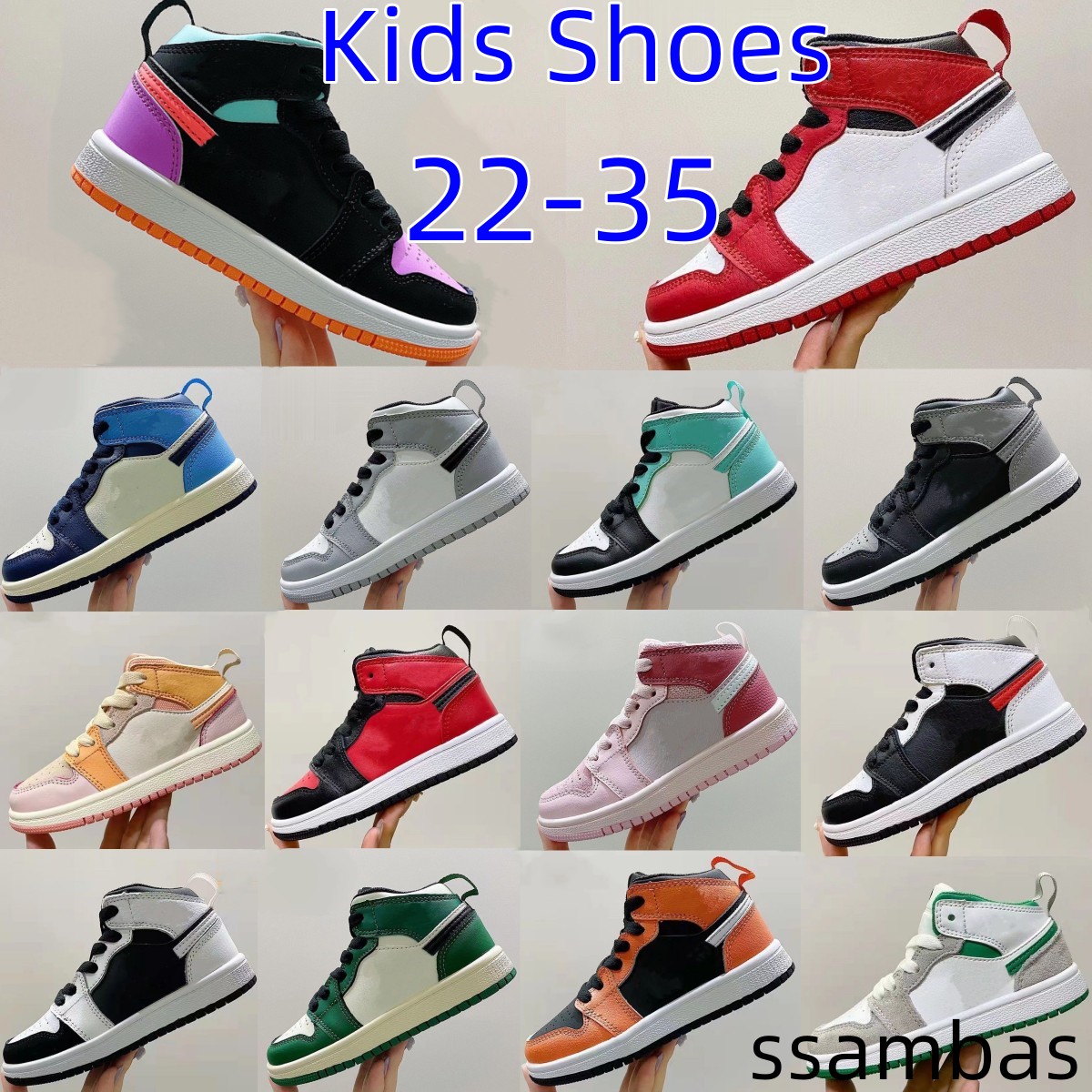 kids shoes 1s designer 1 basketball boys high sneakers Jumpman Running Sport shoe kid youth toddlers trainers Children Athletic Outdoor sneaker grey bred size 22-35
kids shoes 1s designer 1 basketball boys high sneakers Jumpman Running Sport shoe kid youth toddlers trainers Children Athletic Outdoor sneaker grey bred size 22-35