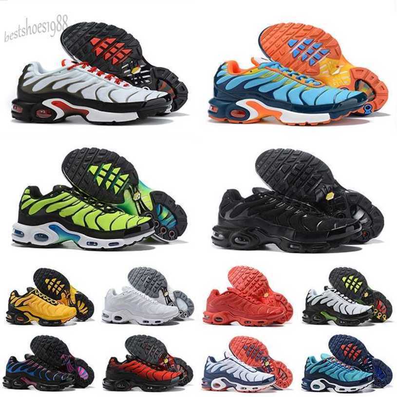 Classic Mens Shoes Black White Red Camo Frost TN Plus Ultra Sports Run Shoes Tns Requin Designer Trainer Sneakers E7IK