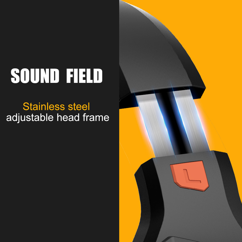 Wired Computer Headphone NUBWO 3.5mm Adjustable Over Ear Gaming Headset with Microphone Noise Reduction for PS4 Computer Laptop