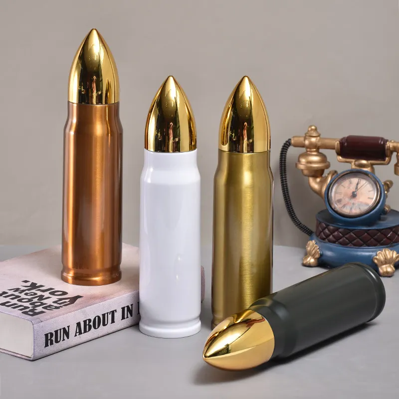 17oz Sublimation Bullet Tumbler Bottles Heat Transfer Bullets Shape Cup Blanks Vacuum Insulated Water Bottle 500ml, Army green
17oz Sublimation Bullet Tumbler Bottles Heat Transfer Bullets Shape Cup Blanks Vacuum Insulated Water Bottle 500ml, Army green