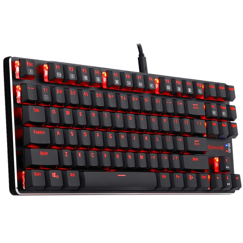 n K590 Wired/Wireless Mechanical Gaming Keyboard Compact Low Profile 87 Key Quiet Ultra-thin Computer PC Gamers Keyboard