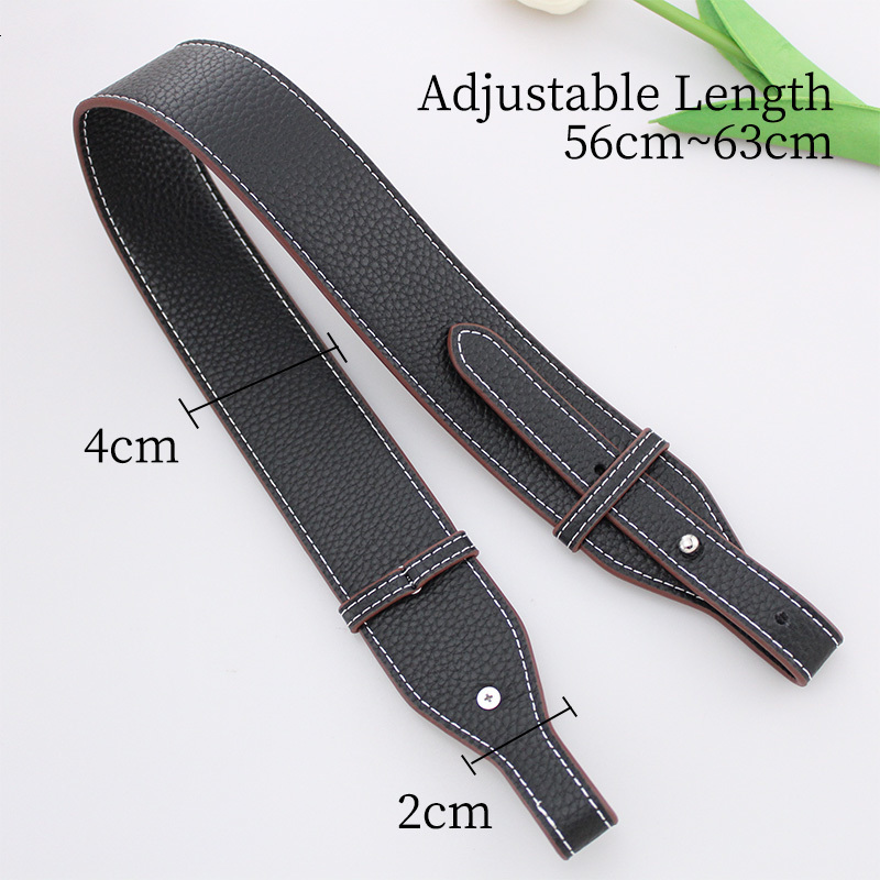 Bag Parts Accessories TINBERON Handbag Accessories Bag Strap Belt Women Bag With Short Handles Leather No Hook Shoulder Strap Orange Bucket Bag Part 2