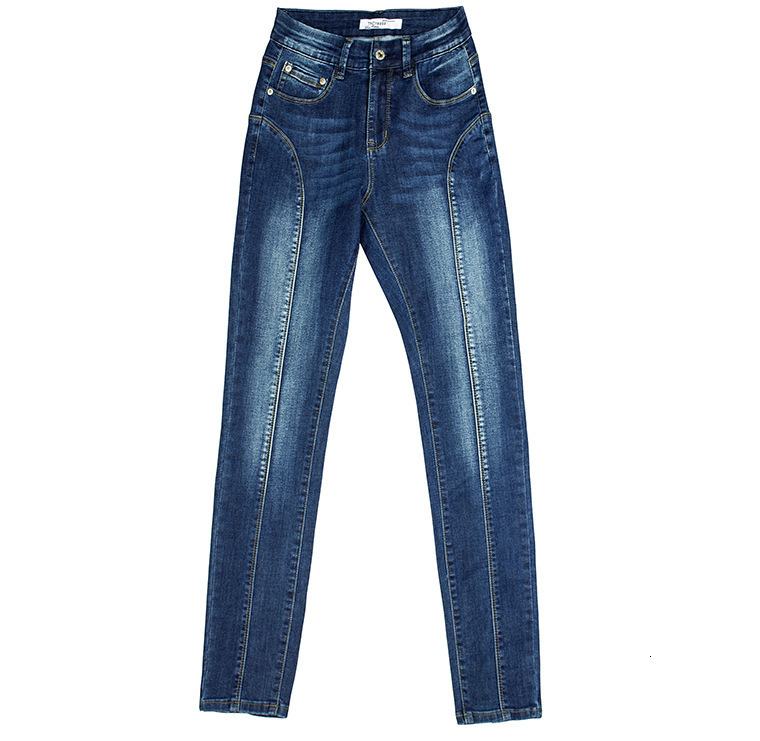 Women's Jeans Moto Skinny Jeans Women Streetwear Fashion Denim Trousers Motorcycle Biker Jean Femme Pencil Denim Pants Vaqueros Mujer 230311