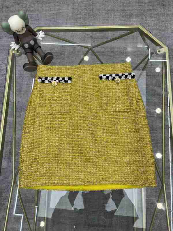 Skirts Designer 2023 New Spring Luxury Milan Gorgeous a Women' Brand Same Style Dress TVEZ, Yellow
Skirts Designer 2023 New Spring Luxury Milan Gorgeous a Women' Brand Same Style Dress TVEZ, Yellow