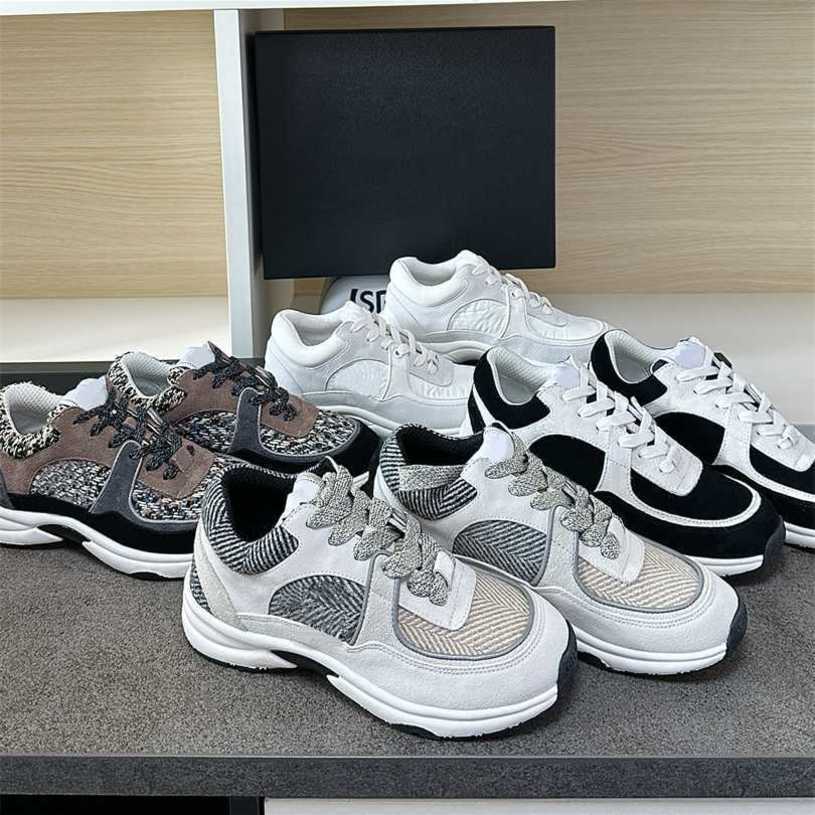 designer luxury shoes men women reflective sneakers Genuine Leather sneakers party velvet calfskin mixed fiber casual shoe 35-46 JKRV
