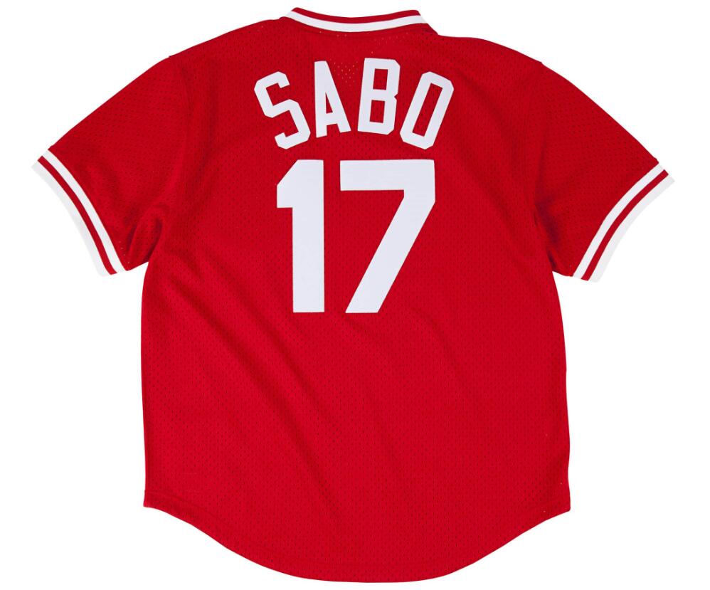Stitched Baseball Jerseys 17 Chris Sabo Mitchell Ness jersey 1990 Men Women Youth S-4XL retro jersey
Stitched Baseball Jerseys 17 Chris Sabo Mitchell Ness jersey 1990 Men Women Youth S-4XL retro jersey
