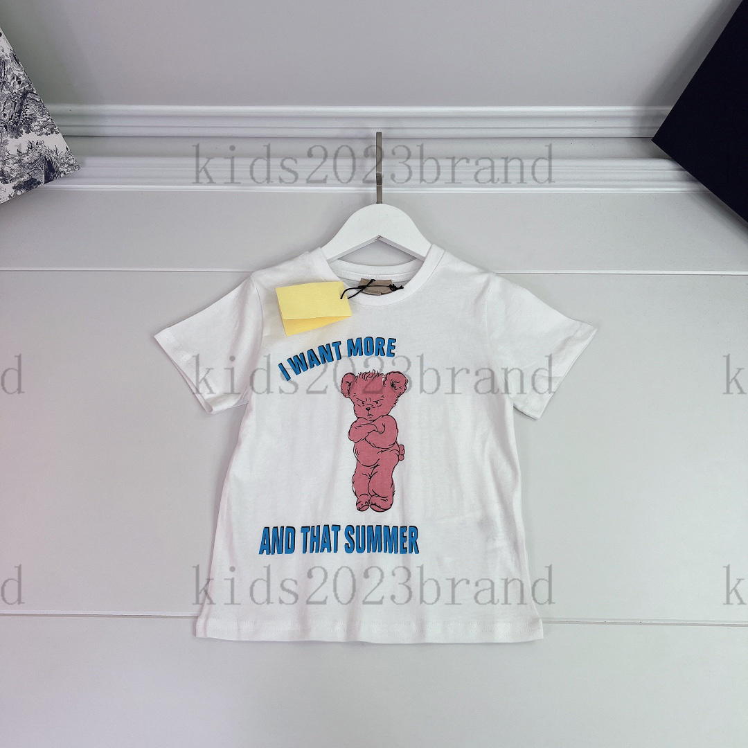 2023 summer children t-shirts bear printing cotton t-shirt luxury boys outfit kids high-end T-shirts designer tees round neck tops Eco-friendly printing t shirts, 4#
2023 summer children t-shirts bear printing cotton t-shirt luxury boys outfit kids high-end T-shirts designer tees round neck tops Eco-friendly printing t shirts, 4#