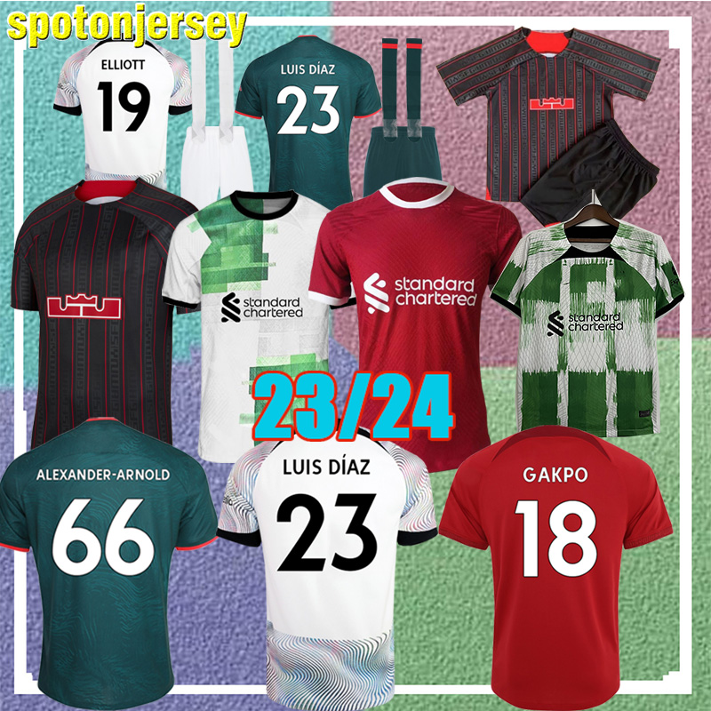 2023 new season soccer jerseys 2024 black Special GAKPO ELLIOTT DARWIN Luis DIaz Alexander Arnold footballs kit tops tee shirts men kids Equipment uniform 2280, 23 24 away
2023 new season soccer jerseys 2024 black Special GAKPO ELLIOTT DARWIN Luis DIaz Alexander Arnold footballs kit tops tee shirts men kids Equipment uniform 2280, 23 24 away