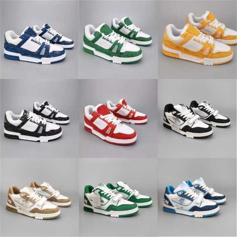 Trainer Sneaker Men Causal Shoes Fashion Woman Leather Lace Up Platform Sole Sneakers White Black mens womens Luxury velvet suede 35-45 8UX5
Trainer Sneaker Men Causal Shoes Fashion Woman Leather Lace Up Platform Sole Sneakers White Black mens womens Luxury velvet suede 35-45 8UX5