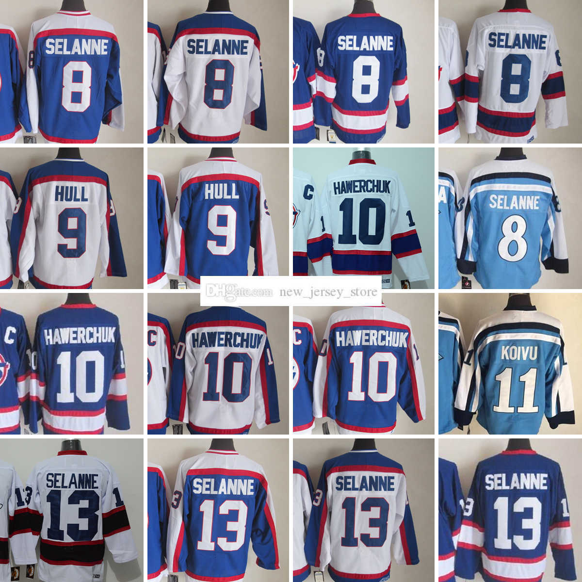 1972-1999 Movie Retro CCM Hockey Jersey Embroidery 8 TeemuSelanne 9 BobbyHull 10 DaleHawerchuk 13 TeemuSelanne 16 LaurieBoschman 27 TeppoNumminen Jerseys, Separatejerseys. tell me on order
1972-1999 Movie Retro CCM Hockey Jersey Embroidery 8 TeemuSelanne 9 BobbyHull 10 DaleHawerchuk 13 TeemuSelanne 16 LaurieBoschman 27 TeppoNumminen Jerseys, Separatejerseys. tell me on order