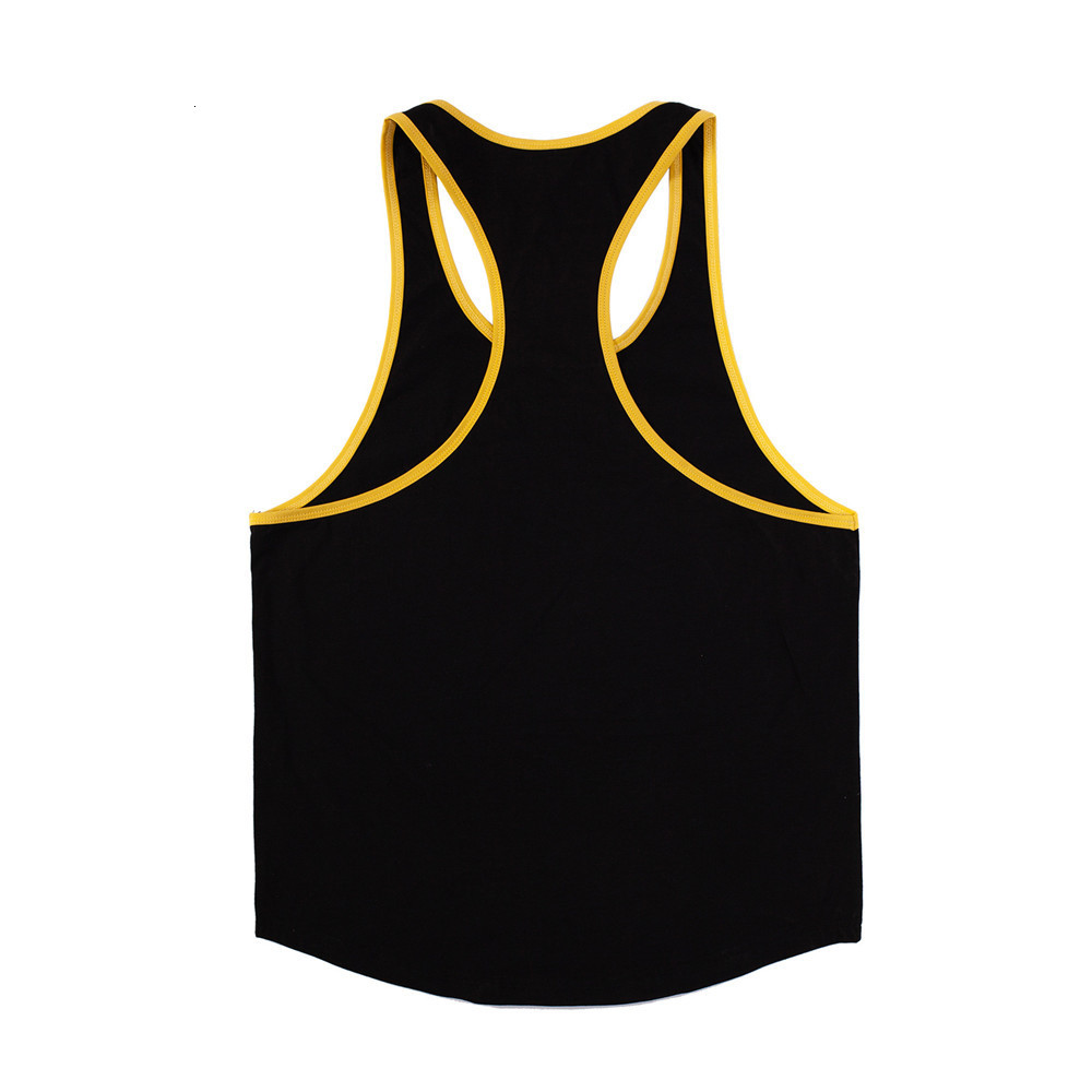 Men s Tank Tops Gym Sleeveless Shirt Men Bodybuilding Fitness Workout Cotton Print Singlet Stringer Undershirt Male Casual Summer Vest 230311
